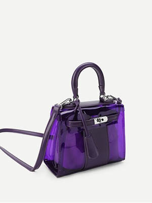 Женская сумка светло-бордовая модная