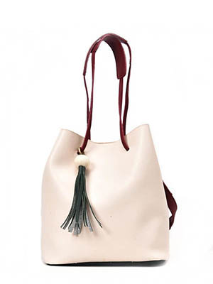Женская сумка тёмно-рубиновая недорогая