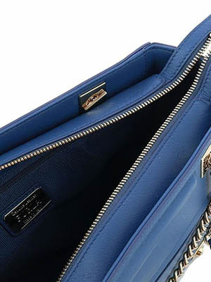 Женская сумочка светло-синяя молодёжная
